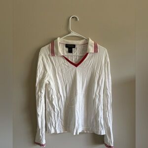 Brooks Brothers, cotton tennis sweater, size large